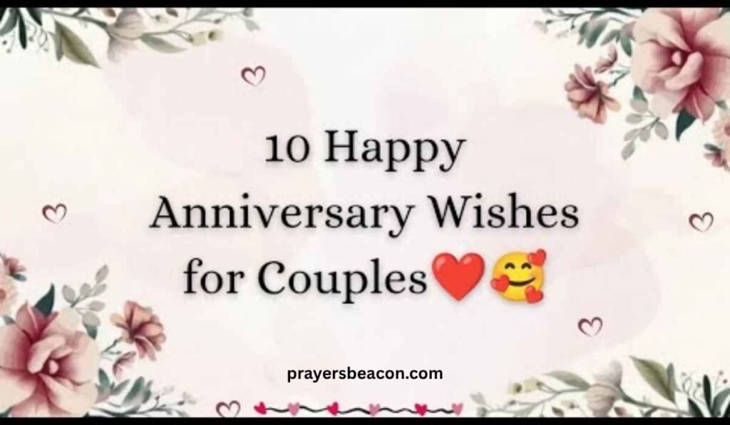 Wedding Anniversary Wishes for Elderly Couples