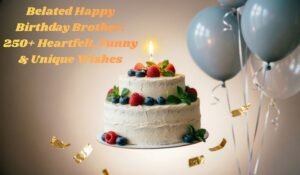 Belated Happy Birthday Brother