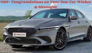 Congratulations on Your New Car Wishes