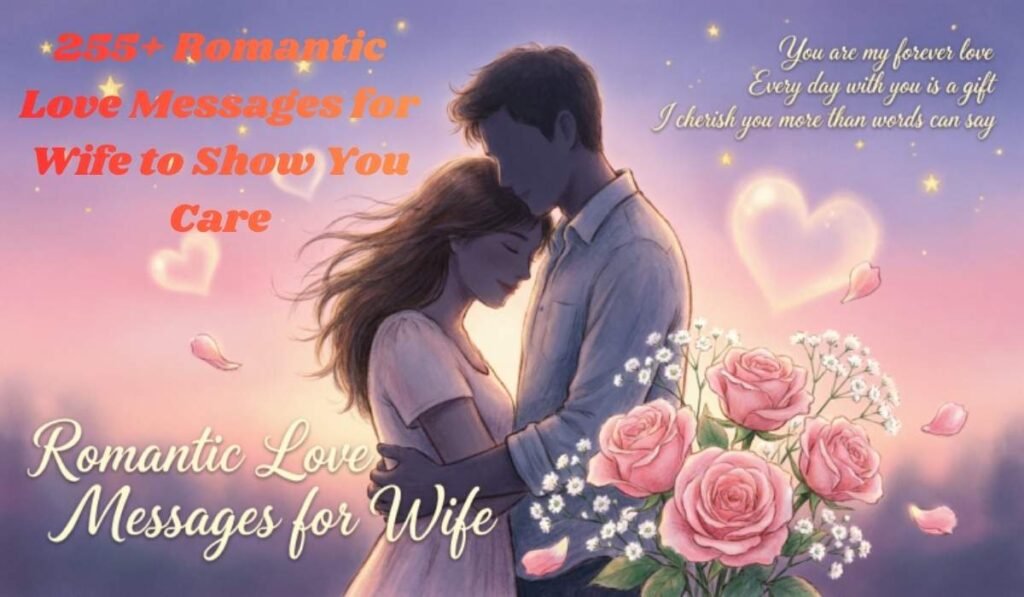 255+ Romantic Love Messages for Wife to Show You Care