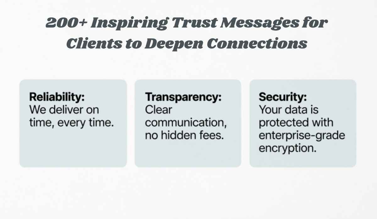 Trust Messages for Clients