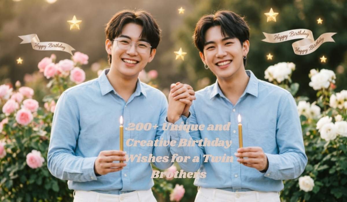 Birthday Wishes for a Twin Brothers