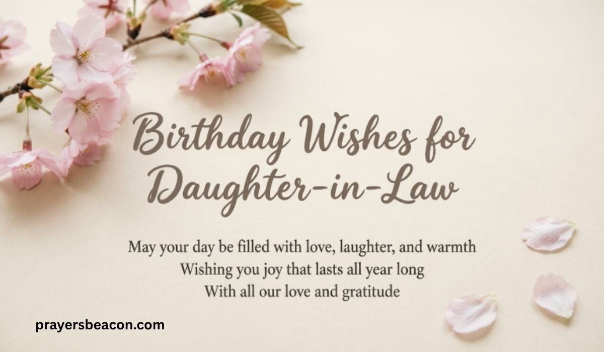Birthday Wishes for Daughter-in-Law