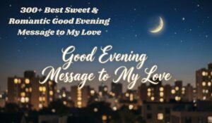 Good Evening Message to My Love