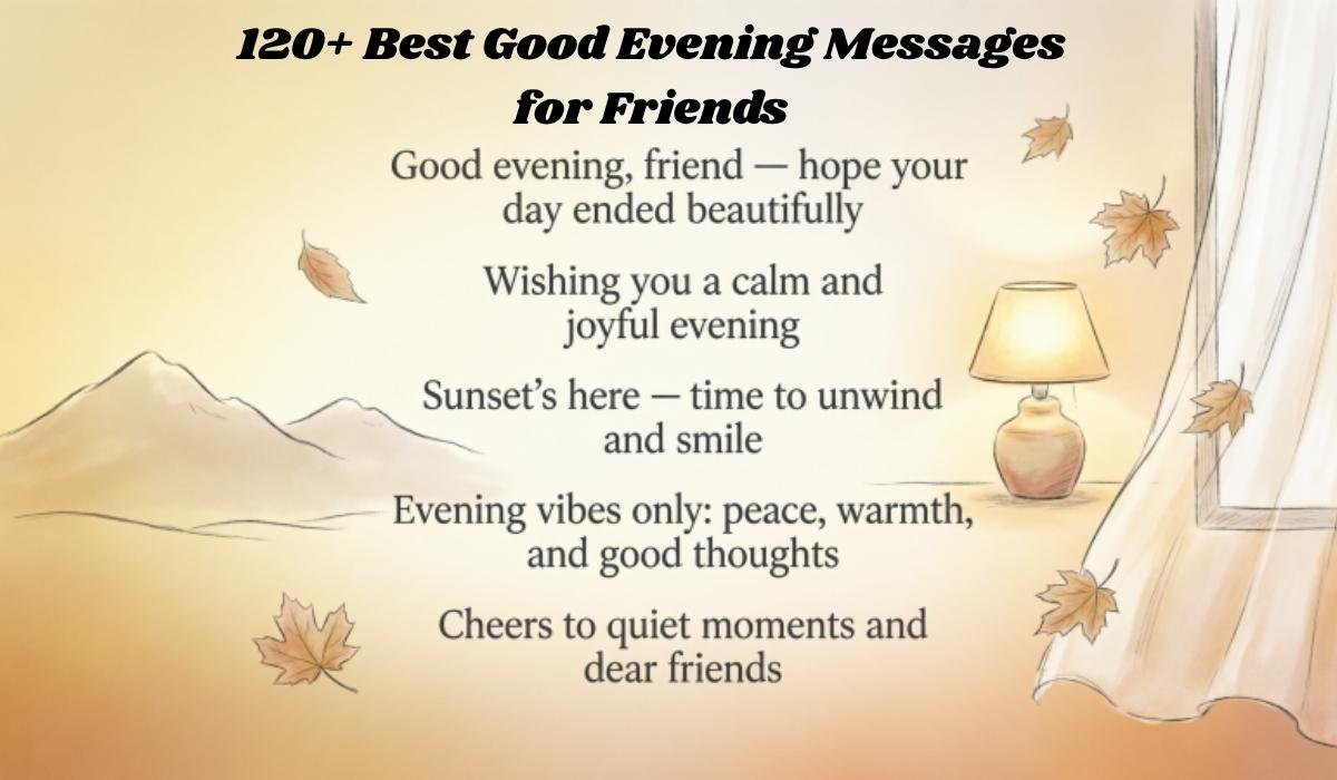 Good Evening Messages for Friends