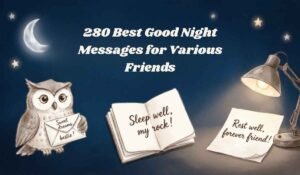 Good Night Messages for Various Friends
