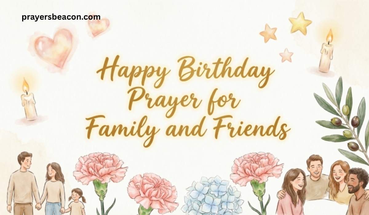 Happy Birthday Prayer for Family and Friends