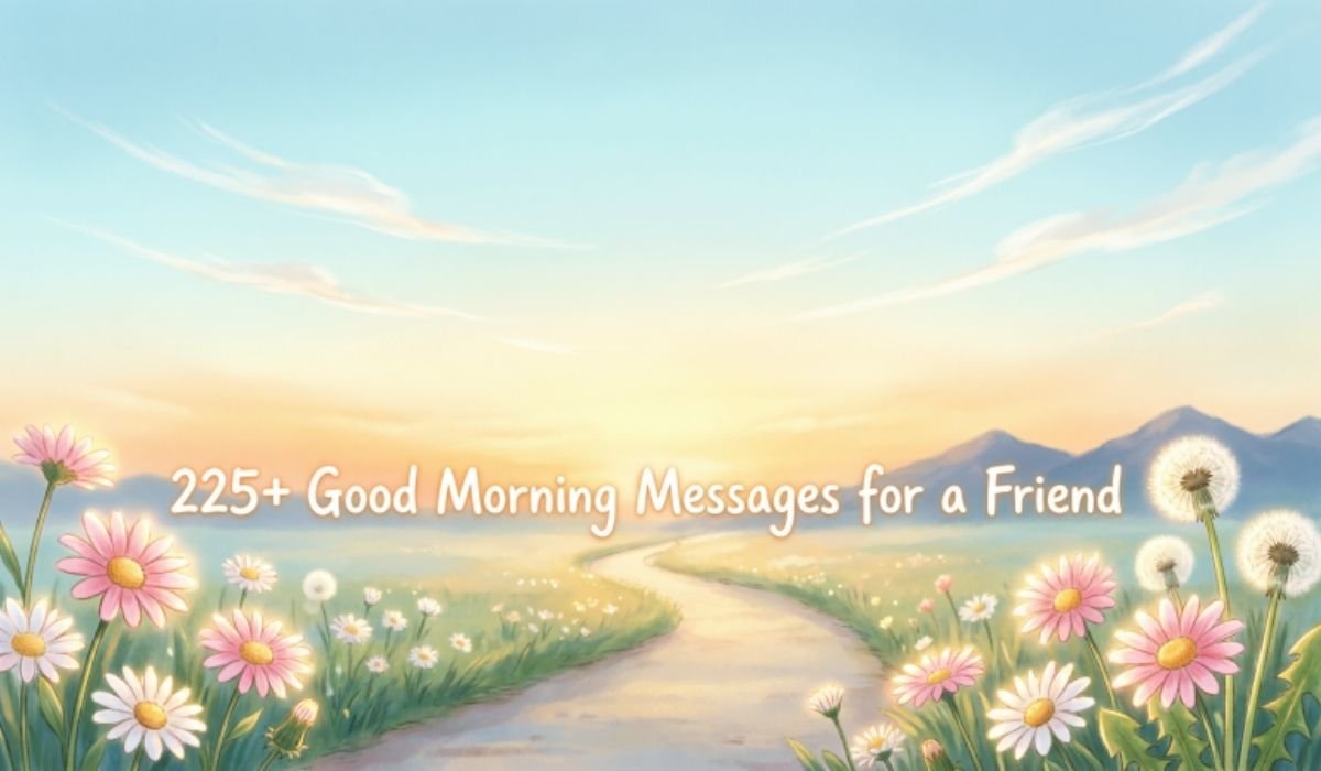 Good Morning Messages for a Friend