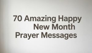 New Month Prayer