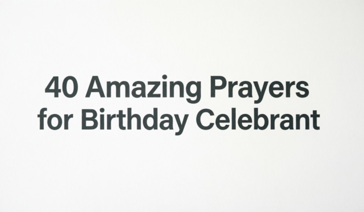 Prayers for Birthday Celebrant