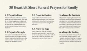Short Funeral Prayers for Family