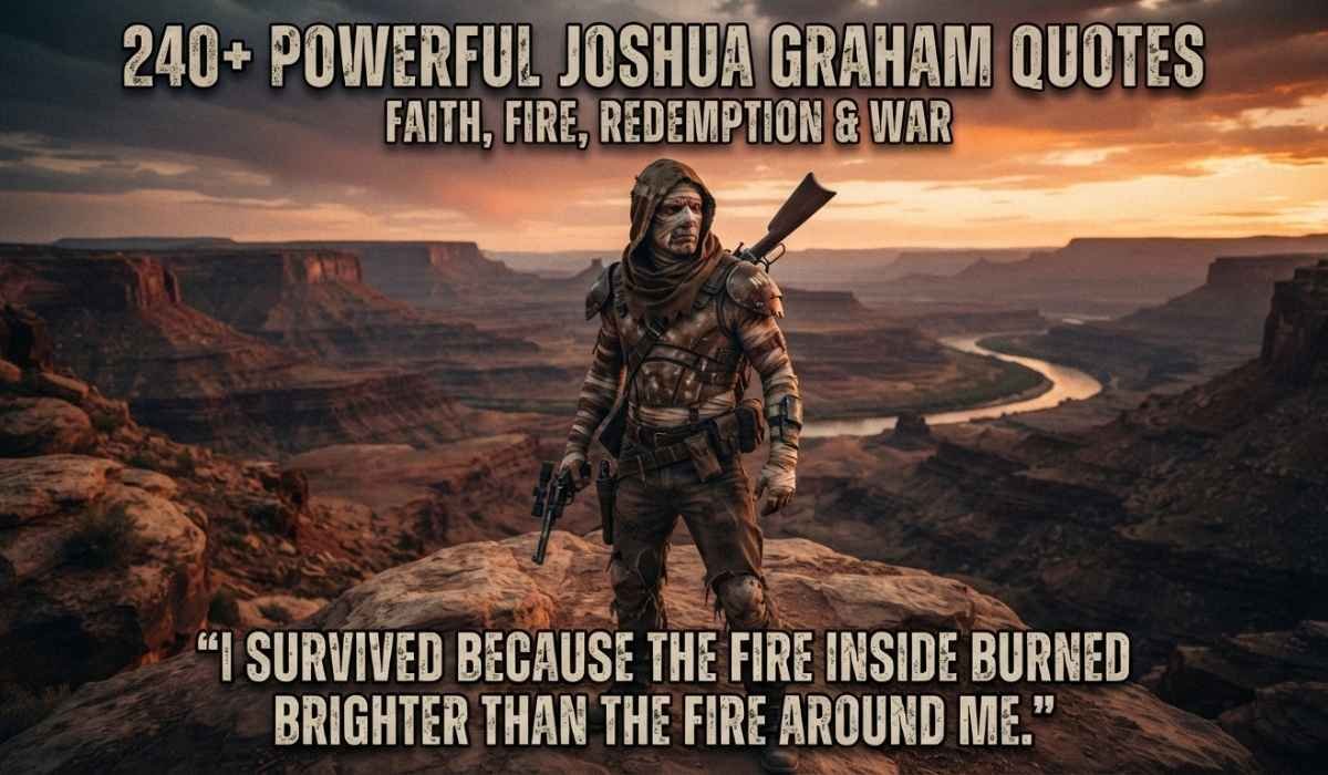 Powerful Joshua Graham Quotes