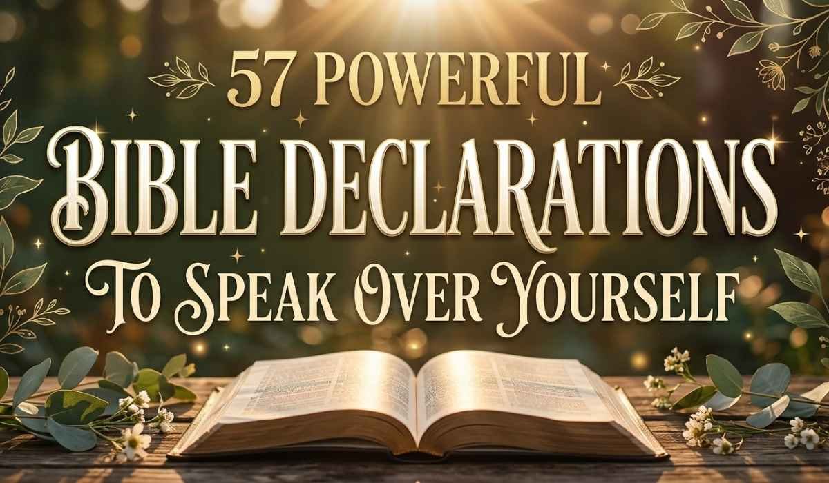 Bible Declarations To Speak Over Yourself