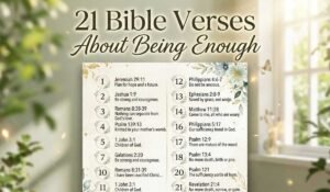 Bible Verses About Being Enough