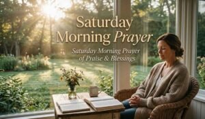 Saturday Morning Prayer of Praise